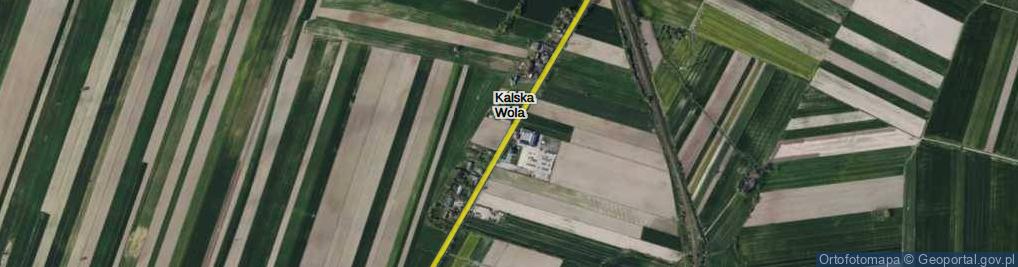 Zdjęcie satelitarne Kalska Wola ul.